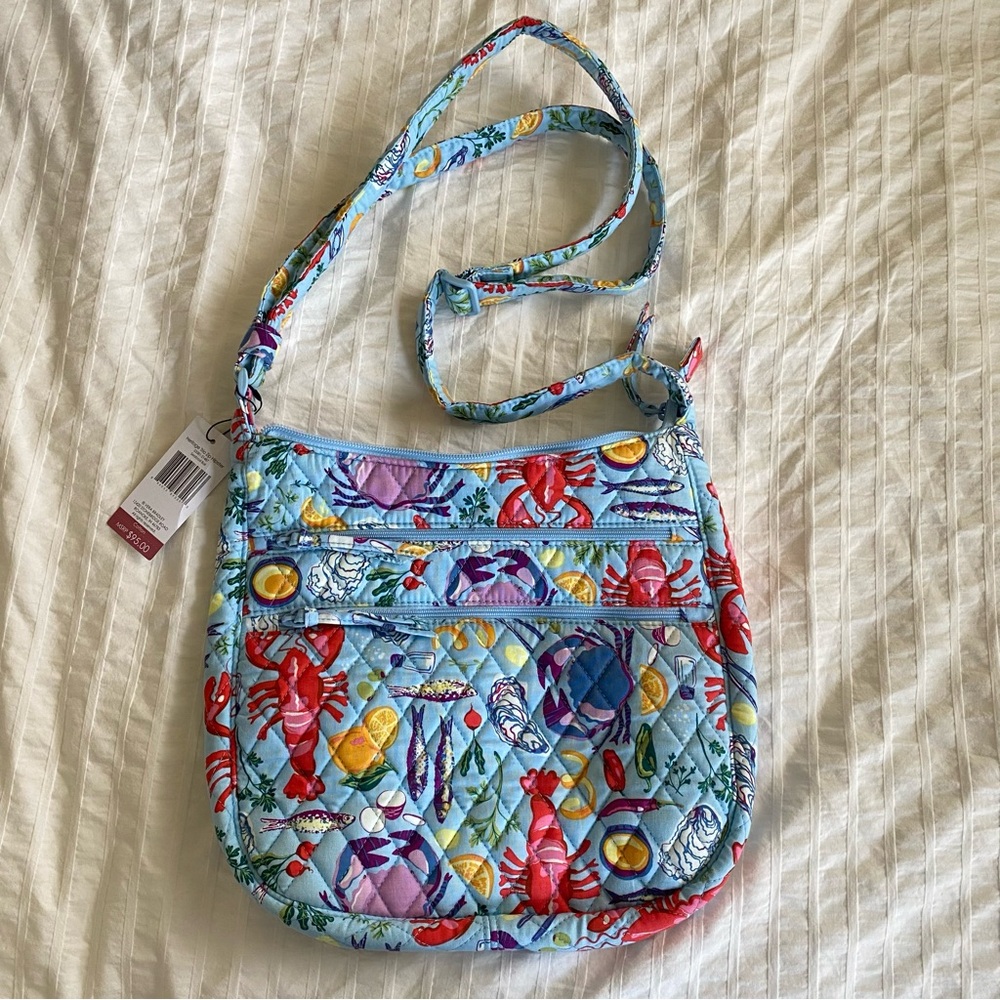 Vera Bradley Heritage Trio Zip Hipster - Seafood Boil NWT